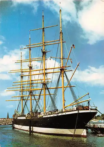 Ostseeheilbad Travemünde mit Segelschiff "Passat" gl1987 151.321
