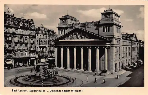 Aachen Stadttheater und Denkmal ngl 145.681