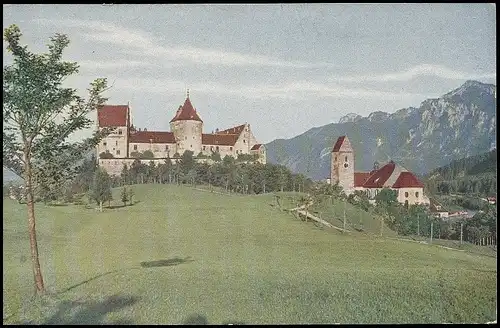 Füssen Hohes Schloss mit Baumgarten ngl 140.126