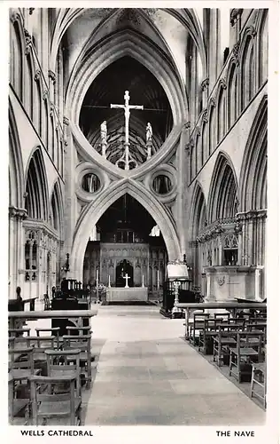 England: Wells Cathedral - The Nave ngl 146.670