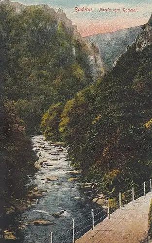 Bodetal Harz Partie vom Bodetor ngl D0901