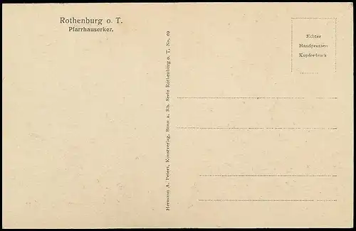 Rothenburg ob der Tauber Pfarrhauserker ngl 140.462