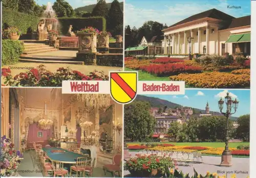 Baden-Baden Kurhaus Gönneranlagen Pompadour-Saal ngl 217.741