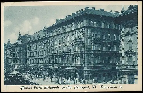 Budapest Németh Hotel Britannia Szálló ngl 140.207