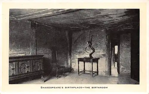 England: Stratford-upon-Avon - Shakespeare's Birthroom ngl 146.684