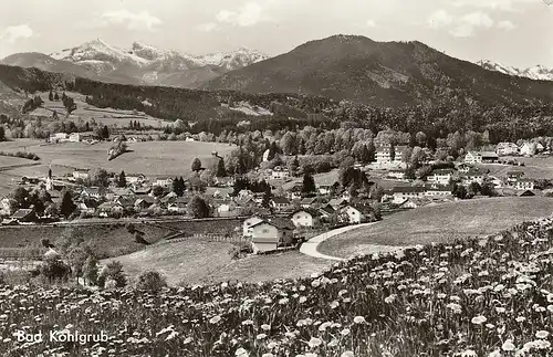 Bad Kohlgrub Blick auf Ammergauer Alpen gl1969 D0974