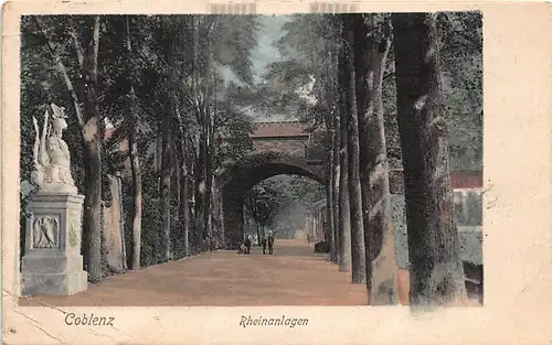 Koblenz Rheinanlagen glca.1900 146.048