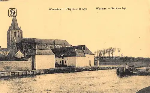 Warneton -L' Eglise et la Lys/ Waasten - Kerk en Lys ngl 149.351