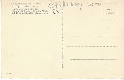 Luitpold-Bad Hindelang-Bad Oberdorf ngl D0598