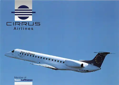 CIRRUS AIRLINES Embraer ERJ-145 D-ACIR Team Lufthansa ngl 151.791