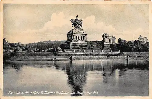 Koblenz Kaiser-Wilhelm-Denkmal am Deutschen Eck gl1931 146.094