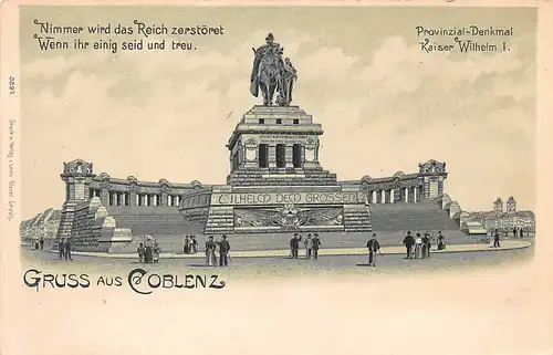Koblenz Kaiser-Wilhelm-Provinzial-Denkmal ngl 146.069