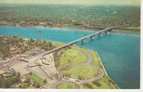 Niagara Falls N.Y. Aerial View of the World famed peace bridge ngl 218.240