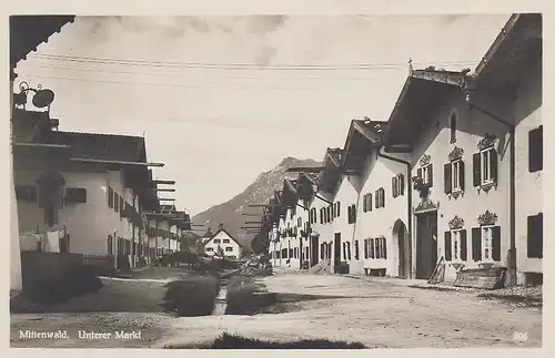 Mittenwald Unterer Markt ngl D1109