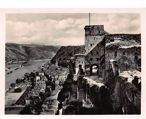 St. Goar und Ruine Rheinfels (Kleines Foto, keine AK) ngl1907 146.148