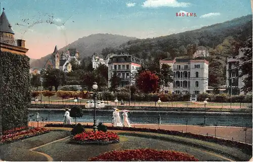 Bad Ems Partie an der Lahn gl1913 146.337