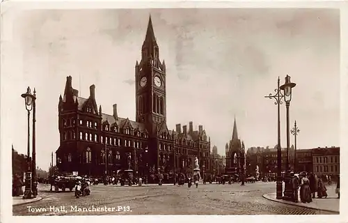 England: Manchester Town Hall gl1927 147.210