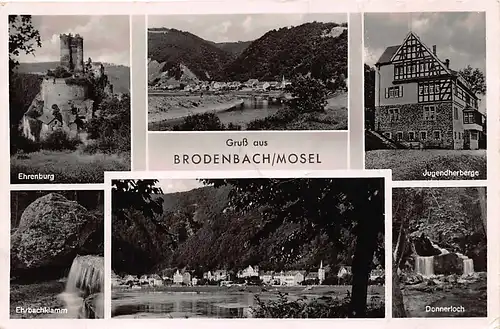 Brodenbach/Mosel Jugendherberge Teilansichten Panorama ngl 146.214