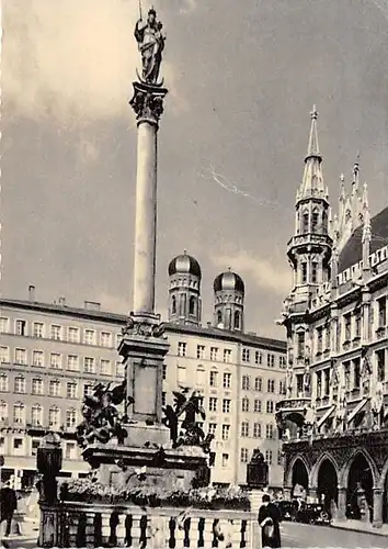 München Mariensäule gl1958 145.319