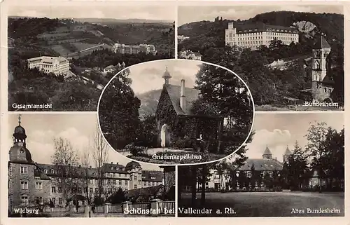 Vallendar-Schönstatt Bundesheim Wildburg Kapelle Panorama gl1937 146.234