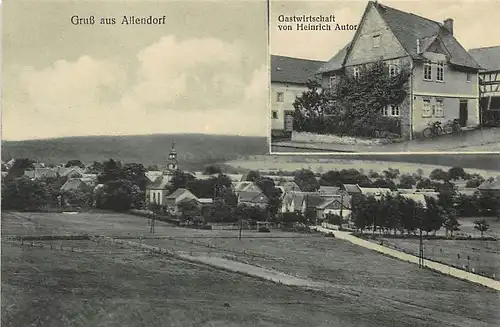 Allendorf Gastwirtschaft von Heinrich Autor Panorama ngl 146.272