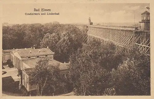 Bad Elmen Gradierwerk und Lindenbad ngl D1191