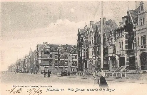 Middelkerke Villa Jeanne et partie de la Digue gl1903 149.518