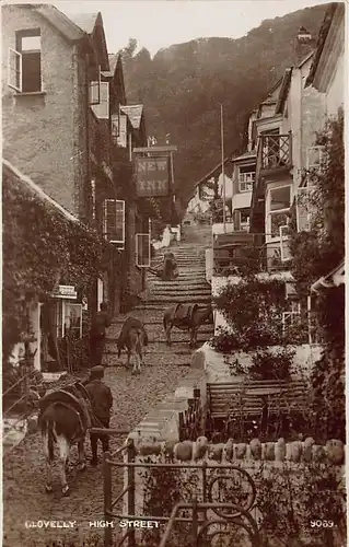 England: Clovelly - High Street ngl 146.568