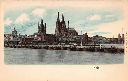 Köln Uferpanorama ngl 145.384