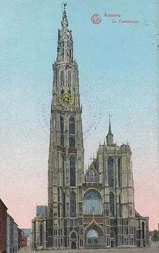 Anvers La Cathédrale feldpgl1915 D3770