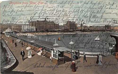 England: Brighton from West Pier feldpgl1914 146.593