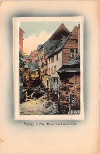 Montjoie/Monschau Alte Häuser am Laufenbach feldpgl1918 145.756