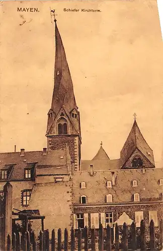 Mayen Schiefer Kirchturm feldpgl1916 146.371