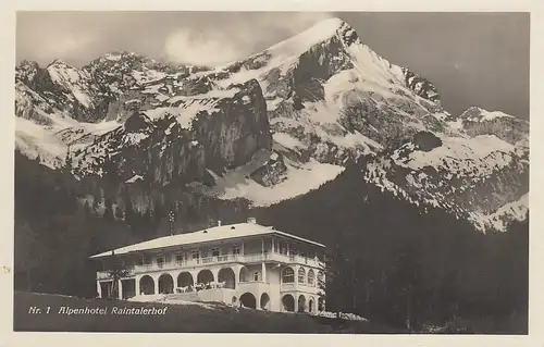 Alpenhotel Raintalerhof bei Partenkirchen ngl D0965