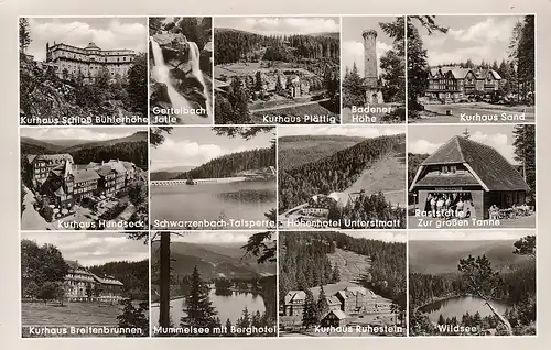 Schwarzwald-Hochstrasse Mehrbildkarte gl1961 D0841