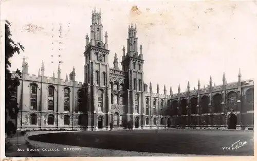 England: Oxford - All Souls College gl1952 146.602