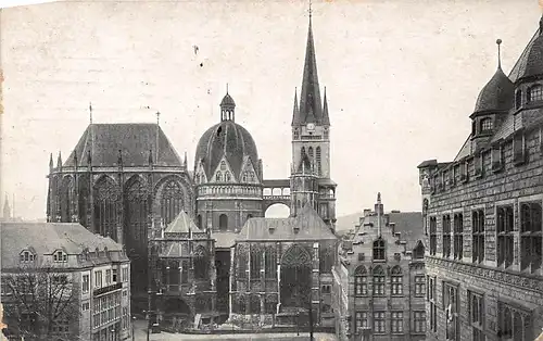 Aachen Kaiser-Dom Nordseite feldpgl1918 145.667