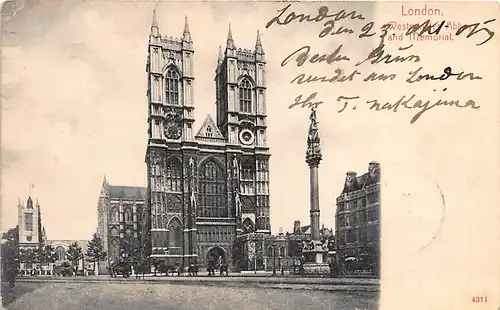 England: London Westminster Abbey and Memorial gl1905 147.339