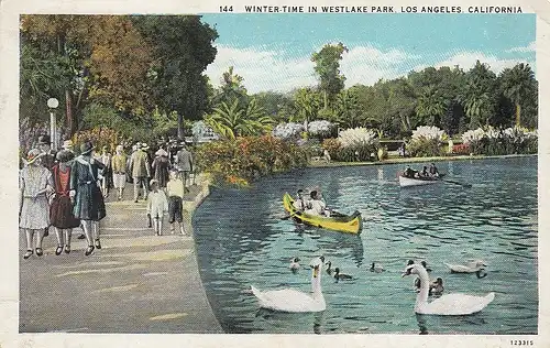 USA - Winter-time in Westlake Park, Los Angeles, Cal. ngl D1237