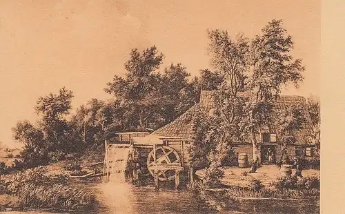 MEINDERT HOBBEMA Watermolen ngl D3857