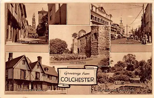 England: Colchester - 5 Views gl1954 146.744