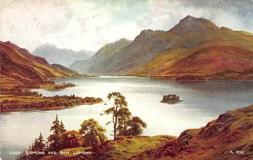 England: Loch Lomond and Ben Lomond gl1956 147.063