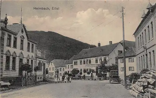 Heimbach (Eifel) Straßenpartie Hotel Gasthof Pieper ngl 145.741