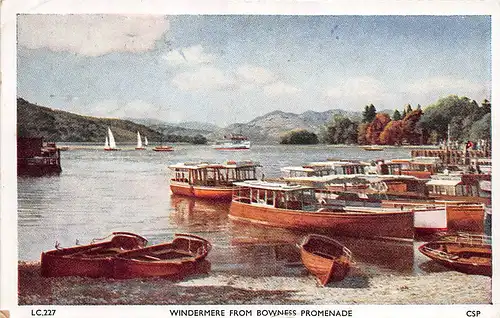 England: Windermere from Bowness Promenade gl1955 146.758