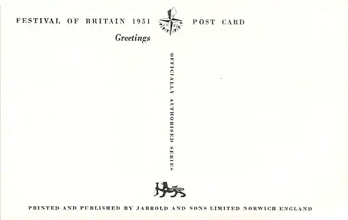 England: Festival of Britain 1951 South Bank Exhibition ngl 147.093