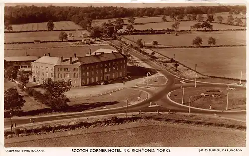 England: Richmond (North Yorkshire) Scotch Corner Hotel gl1932 146.764