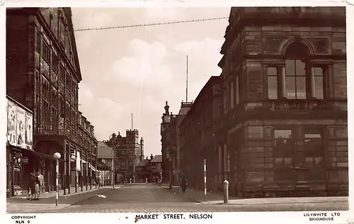 England: Nelson - Market Street gl1955 146.611