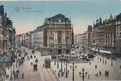 Bruxelles Place de Brouckère feldpgl1917 D1308