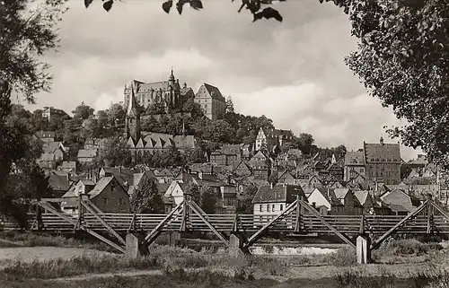 Marburg/Lahn Blick vom Süden ngl D0989