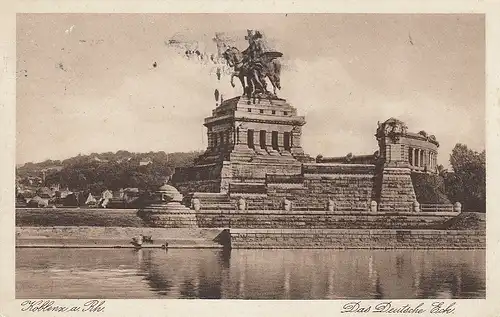 Koblenz a.Rhein, das Deutsche Eck gl1933 D5943